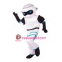 Cute White Robot Mascot Costume