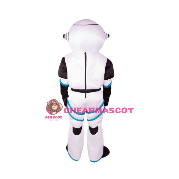 Cute White Robot Mascot Costume