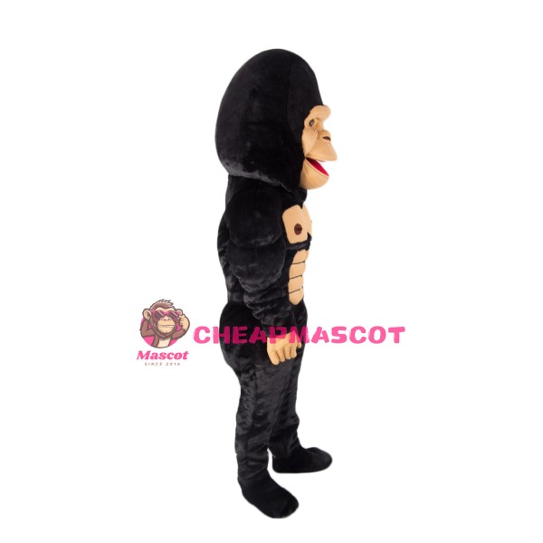 Lightweight Black Gorilla Mascot Costume