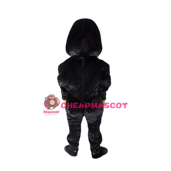 Lightweight Black Gorilla Mascot Costume
