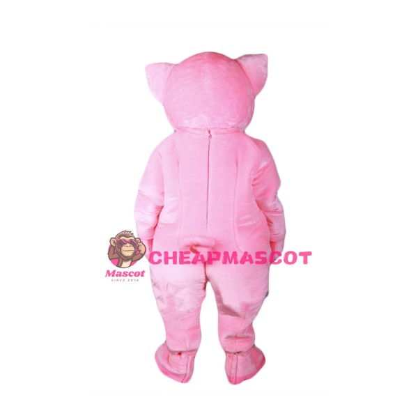 Pink Pig Mascot Costume
