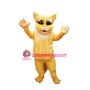 Super Cute Yellow Cat Mascot Costume