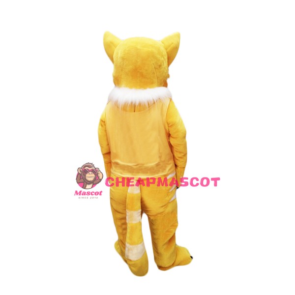 Super Cute Yellow Cat Mascot Costume