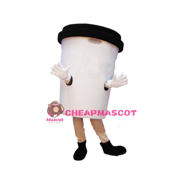 Coffee Cup Mascot Costume
