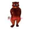 Brown Beaver Mascot Costume
