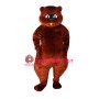 Brown Beaver Mascot Costume