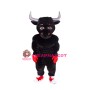 Sport Black Bull Mascot Costume