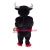 Sport Black Bull Mascot Costume
