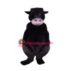 Super Cute Black Bull Mascot Costume