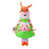 Super Cute Female Squirrel Mascot Costume