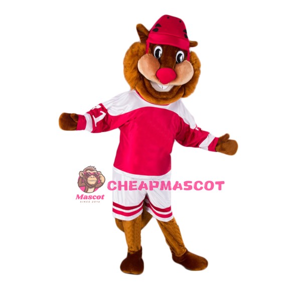Sport Beaver Mascot Costume