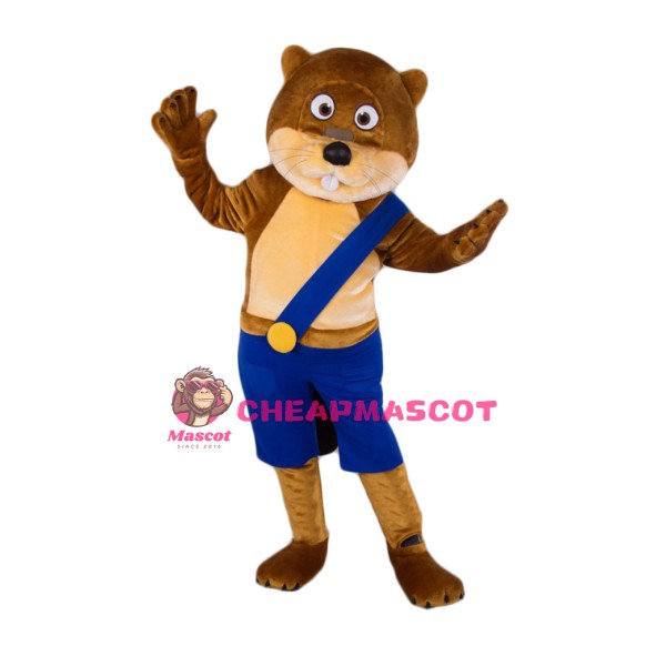 Super Cute Beaver Mascot Costume