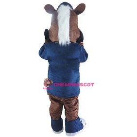 Sport Lightweight Brown Horse Mascot Costume