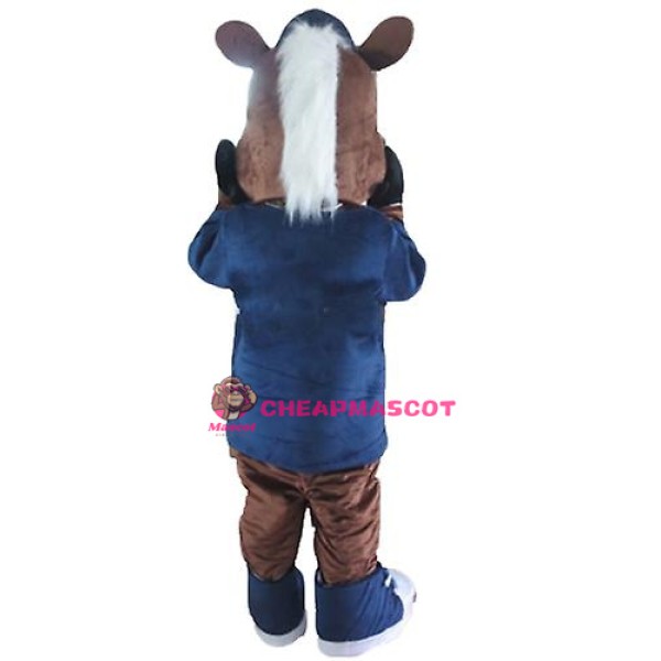 Sport Lightweight Brown Horse Mascot Costume