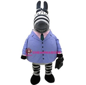 Super Cute Zebra Mascot Costume