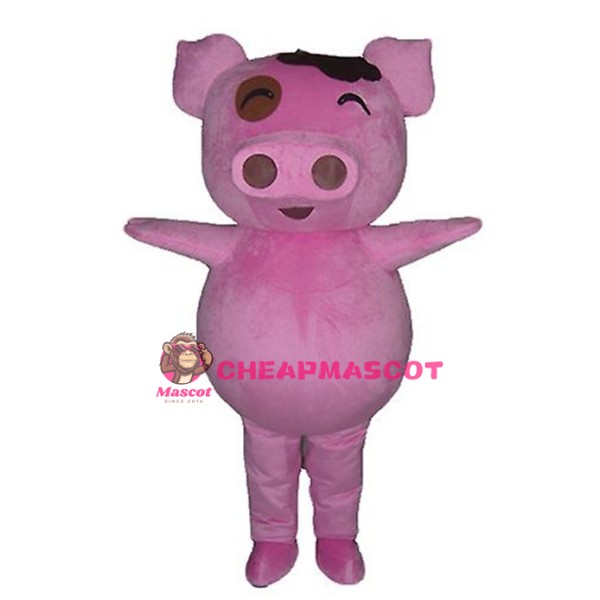 Cute Pig Mascot Costume