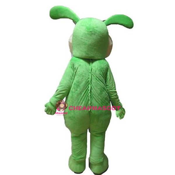 Green Lightweight Bunny Mascot Costume