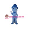 Blue Cricket Mascot Costume