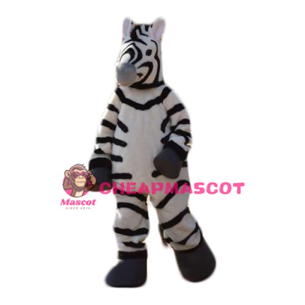 Lightweight Zebra Mascot Costume