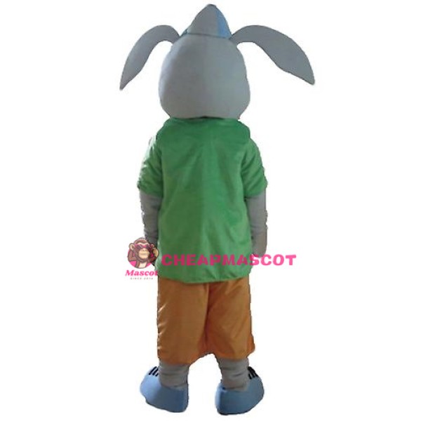 Smiling Rabbit Mascot Costume