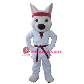 Sport Lightweight White Wolf Mascot Costume