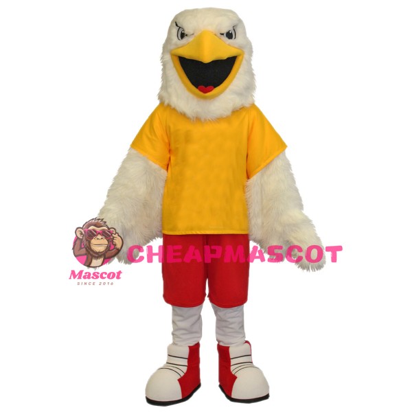 White Falcon Mascot Costume