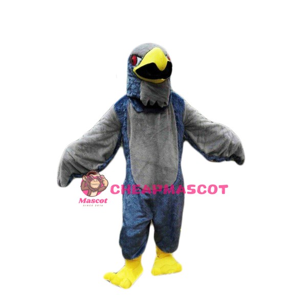 Grey Falcon Mascot Costume