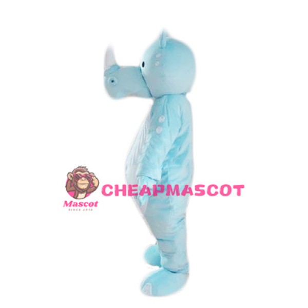 Blue Lightweight Rhinoceros Mascot Costume