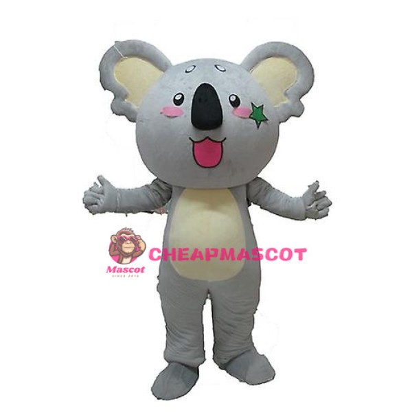 Super Cute Gray Koala Mascot Costume