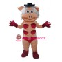 Dancing Pig Mascot Costume