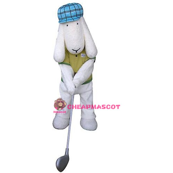 Golfer Dog Mascot Costume