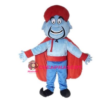 Cartoon Genie Mascot Costume