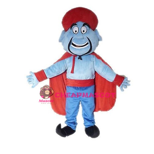 Cartoon Genie Mascot Costume