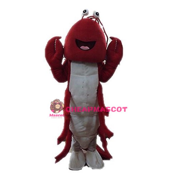 Red Lightweight Lobster Mascot Costume