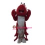 Red Lightweight Lobster Mascot Costume