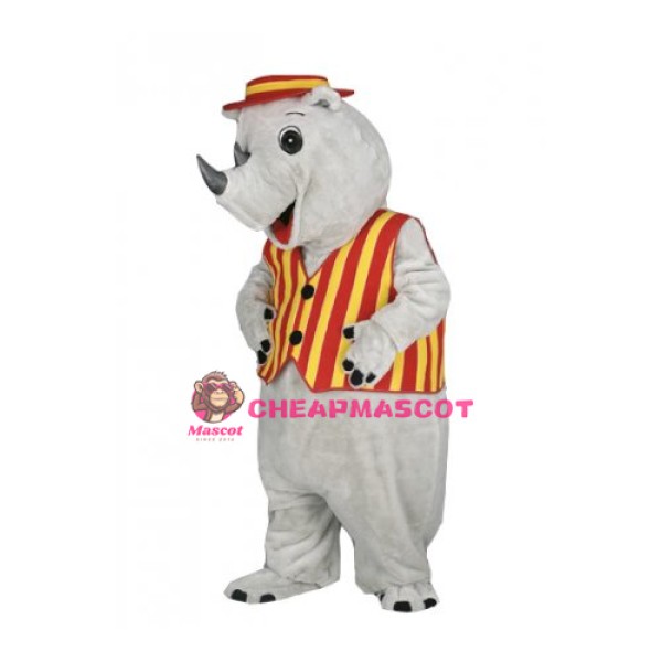 Lightweight Adult Rhino Mascot Costume