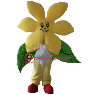 Pretty Yellow Flower Mascot Costume
