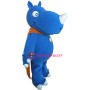 Blue Rhino Mascot Costume