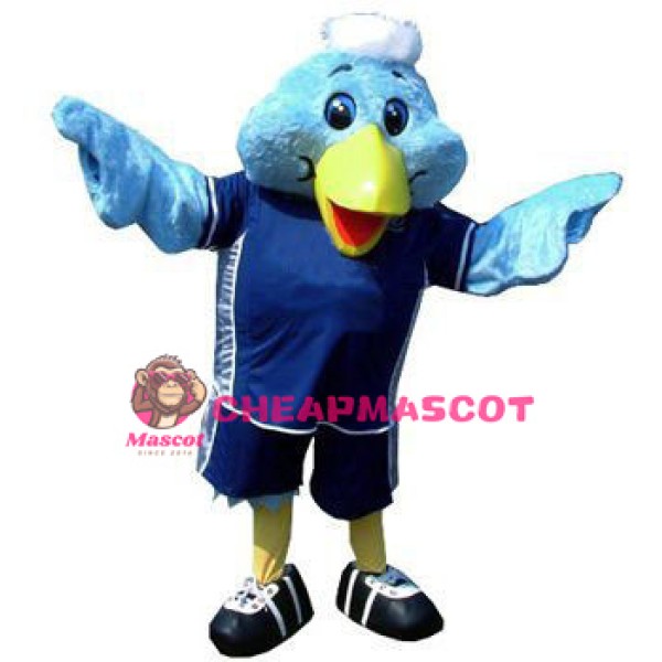 Super Cute Blue Bird Mascot Costume
