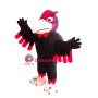 Fierce Black Seahawk Mascot Costume