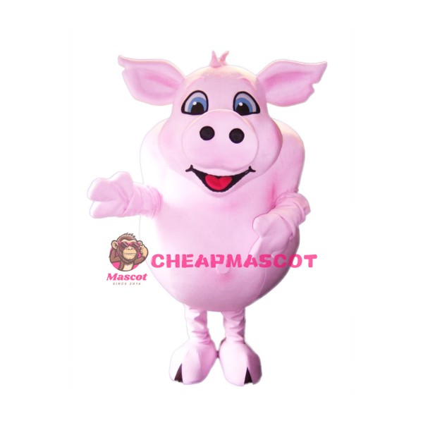 Super Cute Lightweight Pink Pig Mascot Costume