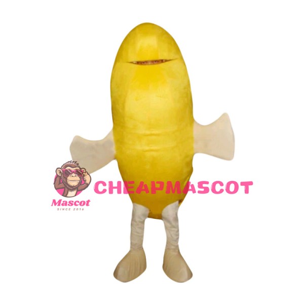 Yellow Little Fish Adult Mascot Costume