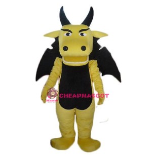 Yellow Dragon Mascot Costume