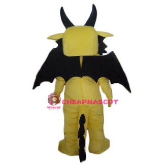 Yellow Dragon Mascot Costume