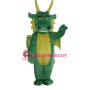 Green & Yellow Dragon Mascot Costume