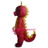Super Cute Red Dragon Mascot Costume