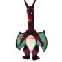 Fierce Lightweight Red Dragon Mascot Costume