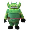 Green Monster Mascot Costume