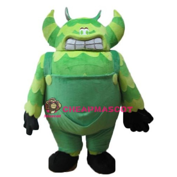 Green Monster Mascot Costume