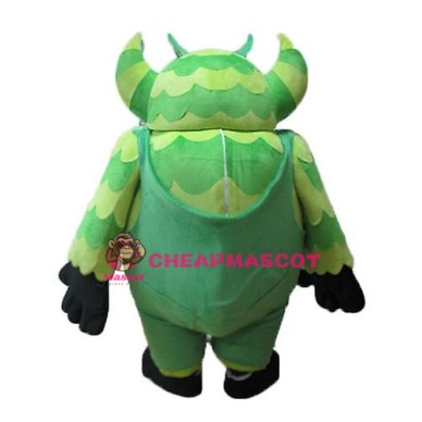Green Monster Mascot Costume